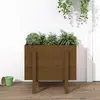 Image de Jardinière Marron Miel 62x50x57 Cm Bois Massif De Pin Vidaxl