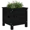 Image de Vidaxl jardinière noir 40x40x39 cm bois massif de pin
