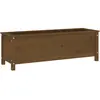 Image de Lit Surélevé De Jardin Brun Miel 119,5x40x39 Cm Bois Pin Massif Vidaxl