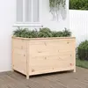 Image de Lit Surélevé De Jardin 119,5x82,5x78 Cm Bois De Pin Massif Vidaxl