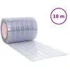Image de Rideau De Porte Transparent 300 Mmx2,6 Mm 10 M Pvc Vidaxl