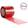 Image de Rideau De Porte Rouge 200 Mmx1,6 Mm 25 M Pvc Vidaxl