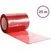Image de Rideau De Porte Rouge 300 Mmx2,6 Mm 25 M Pvc Vidaxl