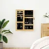 Image de Armoire À Bijoux Avec Miroir Murale 30 X 8,5 X 67 Cm Vidaxl