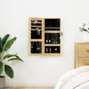 Image de vidaXL Armoire à bijoux avec miroir murale 30 x 85 x 67 cm 353210