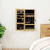 Image de Armoire À Bijoux Avec Miroir Et Éclairage Led Mural Vidaxl