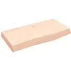 Image de Étagère Murale 60x30x(2-6) Cm Bois De Chêne Massif Non Traité Vidaxl