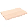Image de vidaXL Étagère murale 60x40x2 cm bois de chêne massif non traité 363527