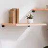 Image de Étagère Murale 60x60x(2-4) Cm Bois De Chêne Massif Non Traité Vidaxl