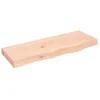 Image de Étagère Murale 80x30x(2-6) Cm Bois De Chêne Massif Non Traité Vidaxl