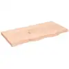 Image de Étagère Murale 80x40x(2-4) Cm Bois De Chêne Massif Non Traité Vidaxl
