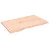 Image de Étagère Murale 80x50x2 Cm Bois De Chêne Massif Non Traité Vidaxl