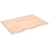 Image de Étagère Murale 80x60x2 Cm Bois De Chêne Massif Non Traité Vidaxl