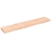 Image de Étagère Murale 100x20x4 Cm Bois De Chêne Massif Non Traité Vidaxl