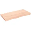 Image de Étagère Murale 100x50x(2-6) Cm Bois De Chêne Massif Non Traité Vidaxl
