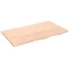 Image de Étagère Murale 100x60x2 Cm Bois De Chêne Massif Non Traité Vidaxl