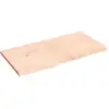 Image de Étagère Murale 120x60x(2-4) Cm Bois De Chêne Massif Non Traité Vidaxl