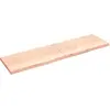 Image de Étagère Murale 220x60x(2-6) Cm Bois De Chêne Massif Non Traité Vidaxl