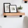 Image de Étagère Murale Marron Clair 40x10x6 Cm Bois Chêne Massif Traité Vidaxl