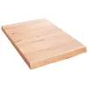 Image de vidaXL Étagère murale marron clair 40x60x4 cm bois chêne massif traité 363636