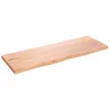 Image de Étagère Murale Marron Clair 80x30x2 Cm Bois Chêne Massif Traité Vidaxl