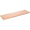 Image de Étagère Murale Marron Clair 100x30x2cm Bois Chêne Massif Traité Vidaxl