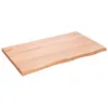 Image de vidaXL Étagère murale marron clair 100x60x4cm bois chêne massif traité 363690