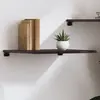 Image de Étagère Murale Marron Foncé 60x50x2 Cm Bois Chêne Massif Traité Vidaxl