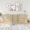 Image de vidaXL Buffets 3 pcs Chêne sonoma Bois dingénierie 3185218