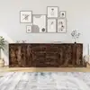 Image de Buffets 3 Pcs Chêne Fumé Bois D'ingénierie Vidaxl