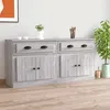 Image de Buffets 2 Pcs Sonoma Gris Bois D'ingénierie Vidaxl