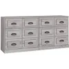 Image de Buffets 2 Pcs Sonoma Gris Bois D'ingénierie Vidaxl