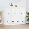 Image de Buffets 3 Pcs Blanc Bois D'ingénierie Vidaxl
