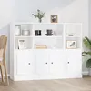 Image de vidaXL Buffets 3 pcs blanc bois dingénierie 3185303