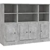 Image de Buffets 3 Pcs Gris Béton Bois D'ingénierie Vidaxl