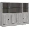 Image de Buffets 3 Pcs Sonoma Gris Bois D'ingénierie Vidaxl
