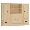 Image de Vidaxl buffets 3 pcs chêne sonoma bois d'ingénierie