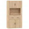 Image de Vidaxl buffet haut chêne sonoma bois d'ingénierie