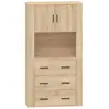 Image de Buffet Haut Chêne Sonoma Bois D'ingénierie Vidaxl