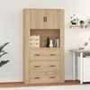 Image de vidaXL Buffet haut Chêne sonoma Bois dingénierie 3185386