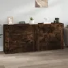 Image de Buffets 2 Pcs Chêne Fumé Bois D'ingénierie Vidaxl
