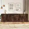 Image de Buffets 3 Pcs Chêne Fumé Bois D'ingénierie Vidaxl