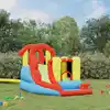 Image de Château Gonflable Avec Toboggan Et Piscine 280x319x211 Cm Happy Hop