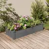 Image de Lit Surélevé De Jardin Doublure 120x45x25 Cm Bois Massif Sapin Vidaxl