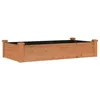 Image de Lit Surélevé De Jardin Doublure 120x60x25 Cm Bois Massif Sapin Vidaxl