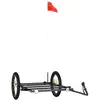 Image de Vidaxl remorque de vélo noir 135x68x37 cm fer