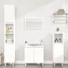 Image de vidaXL Ensemble de meubles salle de bain 3 pcs blanc bois dingénierie 3185581