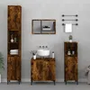 Image de vidaXL Ensemble de meubles de salle de bain 3 pcs Chêne fumé 3185594