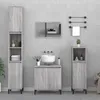 Image de vidaXL Ensemble de meubles de salle de bain 3 pcs Sonoma gris 3185595