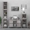 Image de Ensemble De Meubles De Salle De Bain 3 Pcs Sonoma Gris Vidaxl